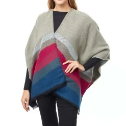 Foulards & Capes*Draeger Paris Cape Femme - Imprimé vague - 120 cm x 145 cm