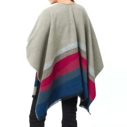 Foulards & Capes*Draeger Paris Cape Femme - Imprimé vague - 120 cm x 145 cm