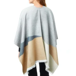Foulards & Capes*Draeger Paris Cape Femme - Imprimé vague - 120 cm x 145 cm