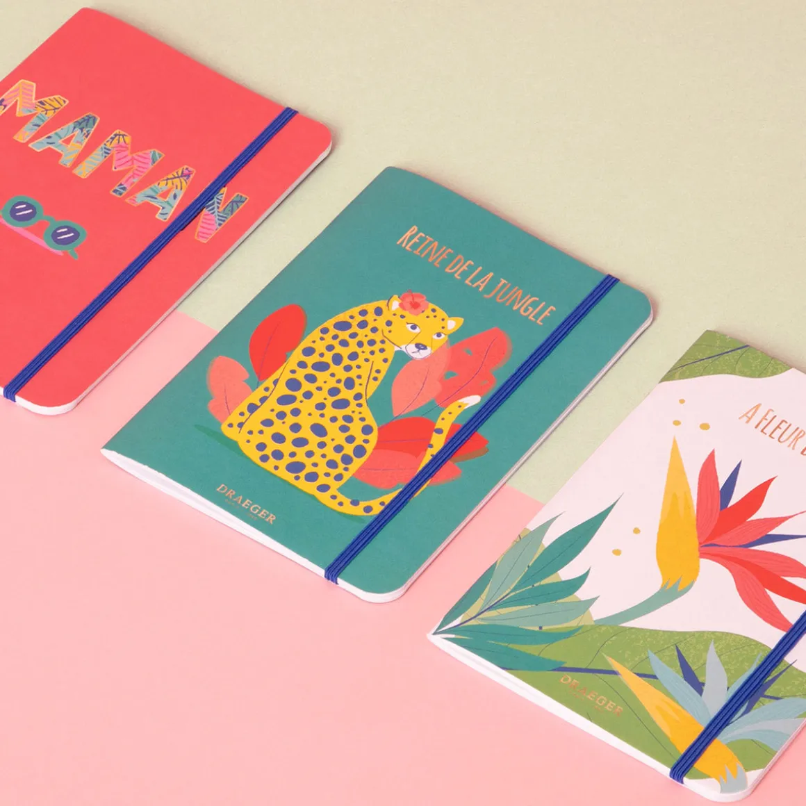 Carnets & Blocs-notes*Draeger Paris Carnet A5 A fleur des mots