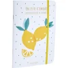 Organiseurs|Carnets & Blocs-notes*Draeger Paris Carnet A5 Citrons - Zeste d'amour