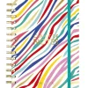 Organiseurs|Carnets & Blocs-notes*Draeger Paris Carnet de notes à spirales A5 - 180 pages - Rayures zébrées multicolores