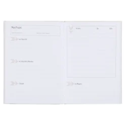 Organiseurs|Carnets & Blocs-notes*Draeger Paris Carnet de projets A5 - fermeture élastique