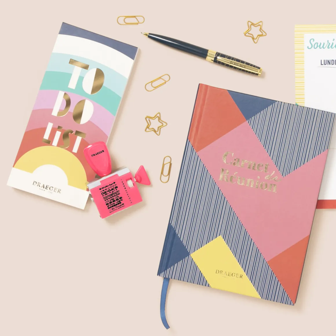 Organiseurs|Carnets & Blocs-notes*Draeger Paris Carnet de réunion A5