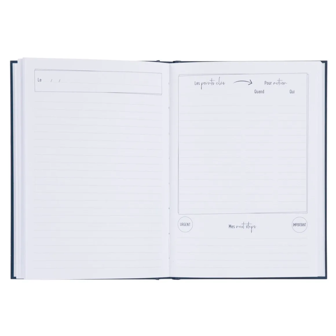 Organiseurs|Carnets & Blocs-notes*Draeger Paris Carnet de réunion A5 - fermeture élastique