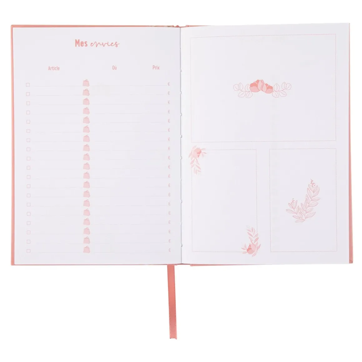 Organiseurs|Carnets & Blocs-notes*Draeger Paris Carnet La liste de mes envies - Wishlist