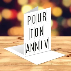 Anniversaire & Invitations|Cartes D'anniversaire & Invitations*Draeger Paris Carte anniversaire Message Pour ton anniversaire