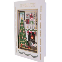 Cartes De Noêl*Draeger Paris Carte de Voeux Signature - Scène de Cheminée