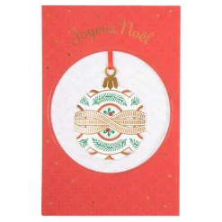 Cartes De Noêl*Draeger Paris Carte de vœux Signature - Boule de sapin