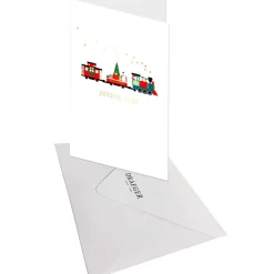 Cartes De Noêl*Draeger Paris Carte de vœux Signature - Train de Noël