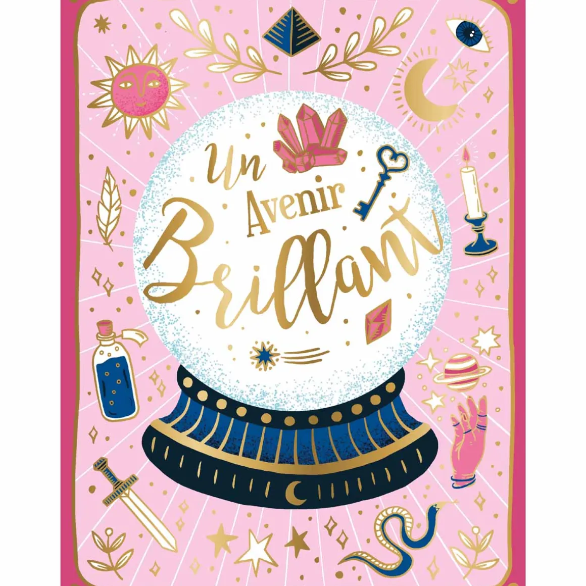 Cartes Géantes*Draeger Paris Carte Maxi pour un Départ " Un Avenir Brillant "