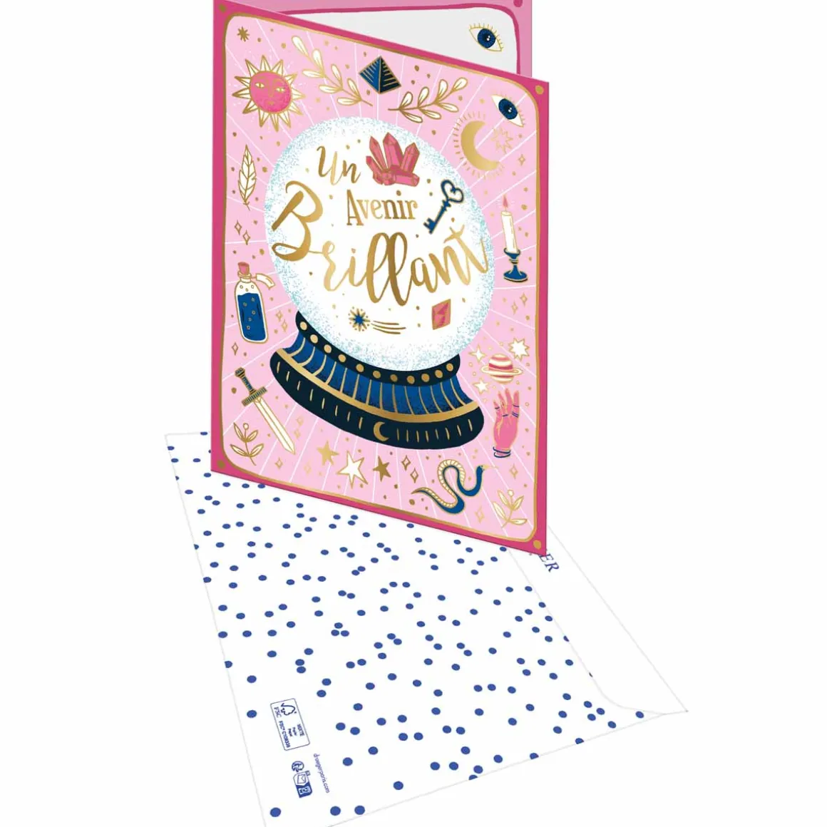 Cartes Géantes*Draeger Paris Carte Maxi pour un Départ " Un Avenir Brillant "