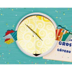 Cartes Musicales|Anniversaire & Invitations*Draeger Paris Carte musicale anniversaire Ballons colorés