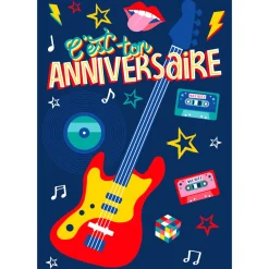 Cartes Musicales*Draeger Paris Carte Musicale d'Anniversaire " C'est Ton Anniversaire " - Guitare