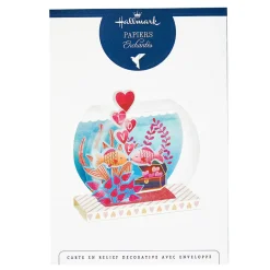 Cartes De Noêl*Draeger Paris Carte Saint-Valentin Pop up 3D - Poissons