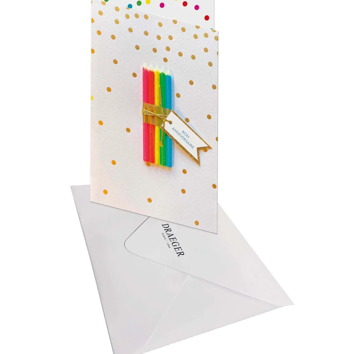Anniversaire & Invitations|Cartes D'anniversaire & Invitations*Draeger Paris Carte SIGNATURE Bougies Fête Anniversaire - 11,5 x 17cm