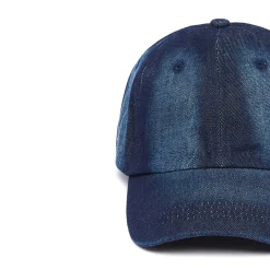 Casquettes|Casquettes*Draeger Paris Casquette en 100% coton - Bleu foncé - Effet Denim - Unisexe - Anneau réglable - Draeger