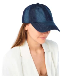 Casquettes|Casquettes*Draeger Paris Casquette en 100% coton - Bleu foncé - Effet Denim - Unisexe - Anneau réglable - Draeger