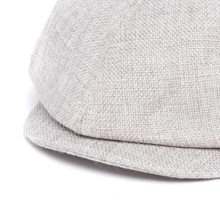 Casquettes*Draeger Paris Casquette plate - Unie crème - Taille unique élastiquée - Homme - Draeger