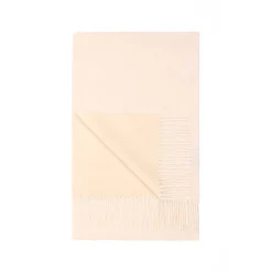 Foulards & Capes*Draeger Paris Écharpe Réversible en Laine - Blanc