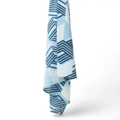 Foulards & Écharpes*Draeger Paris Chèche en Coton - Bleu