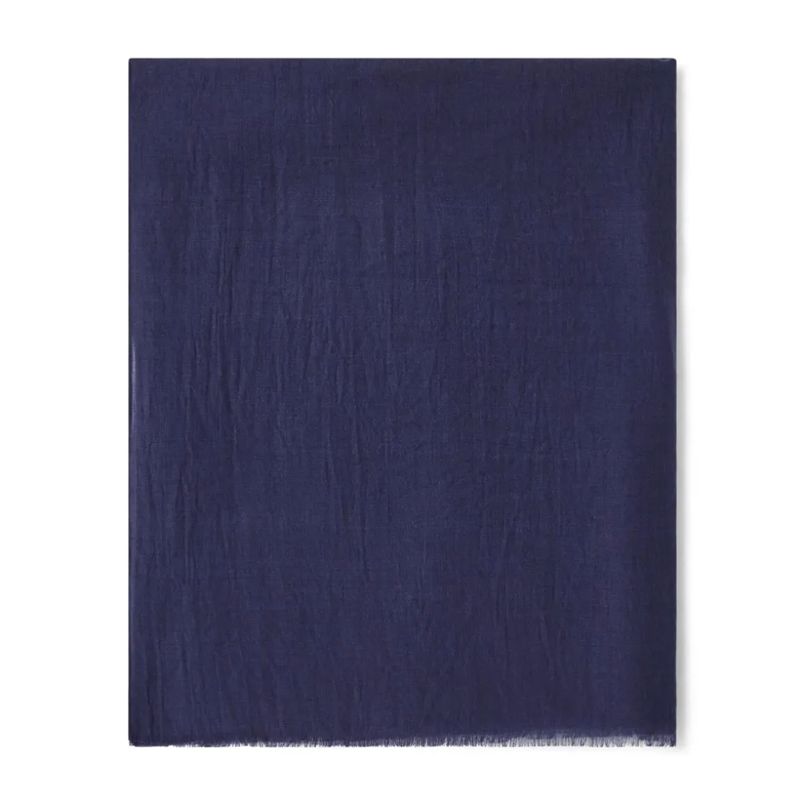 Foulards & Écharpes*Draeger Paris Chèche uni bleu marine
