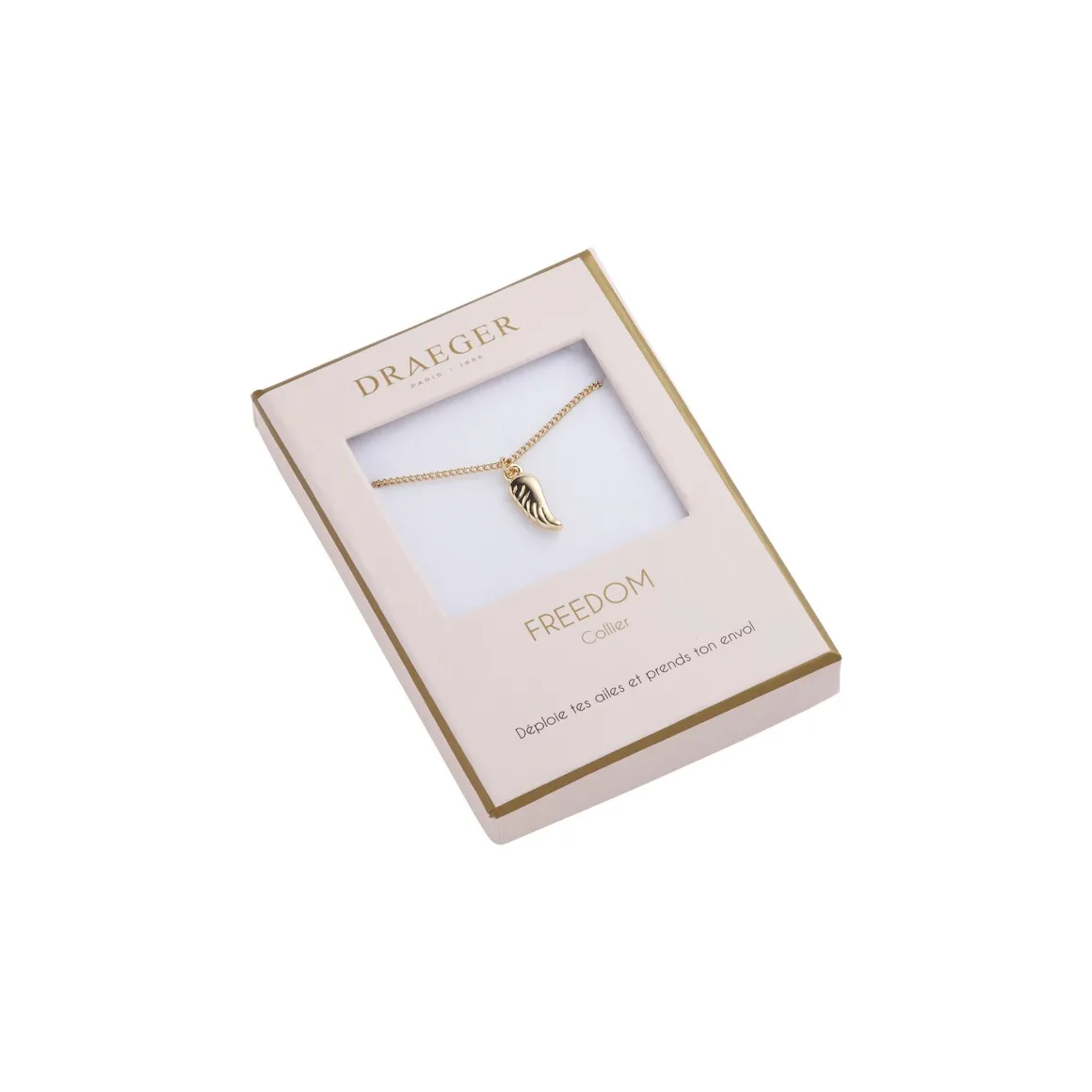 Colliers À Message|Colliers*Draeger Paris Collier Aile Pastel Chic