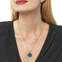 Colliers*Draeger Paris Collier Email Double Rang - Plusieurs Coloris