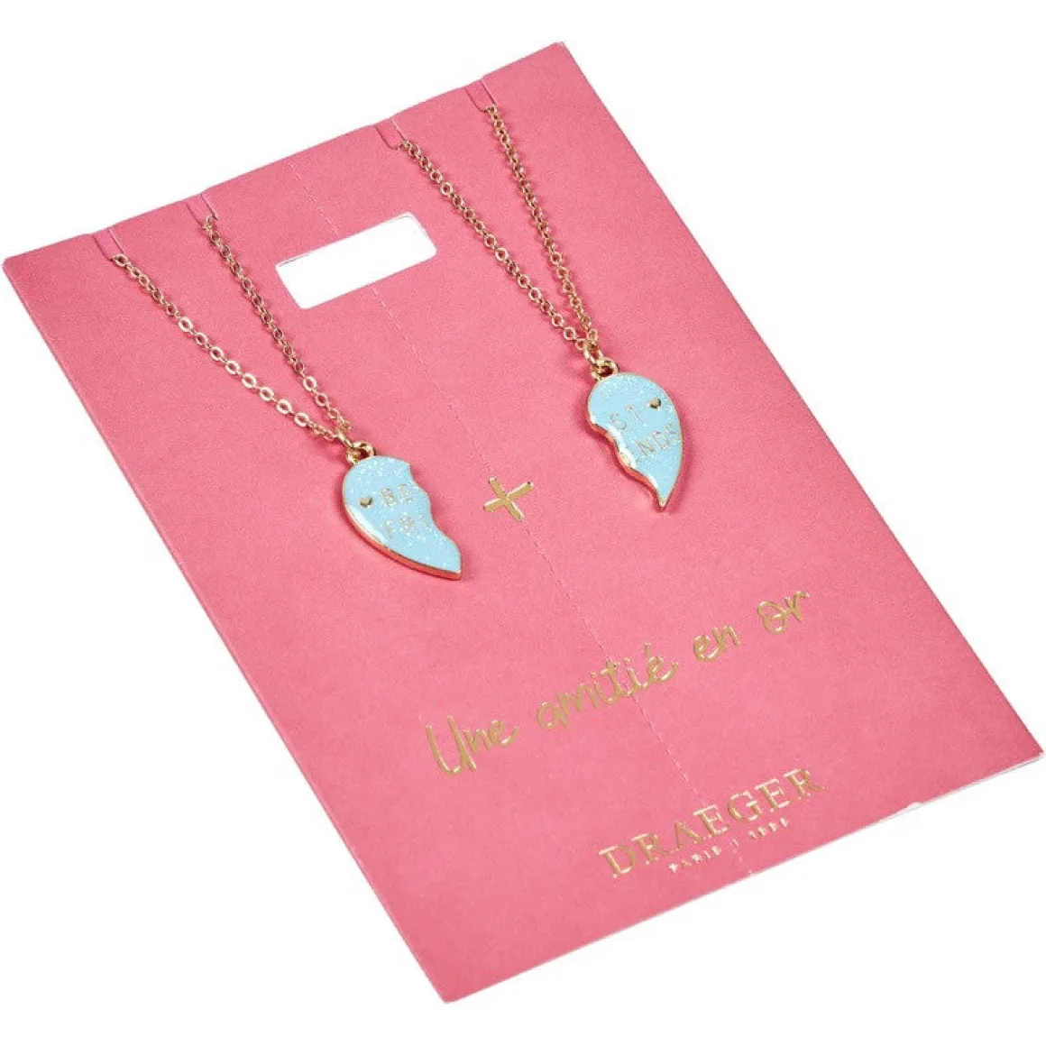 Colliers*Draeger Paris Colliers Best friends à partager Amitié en or