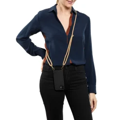 Cordons De Telephone*Draeger Paris Cordon Téléphone Mobile Chic - Doré