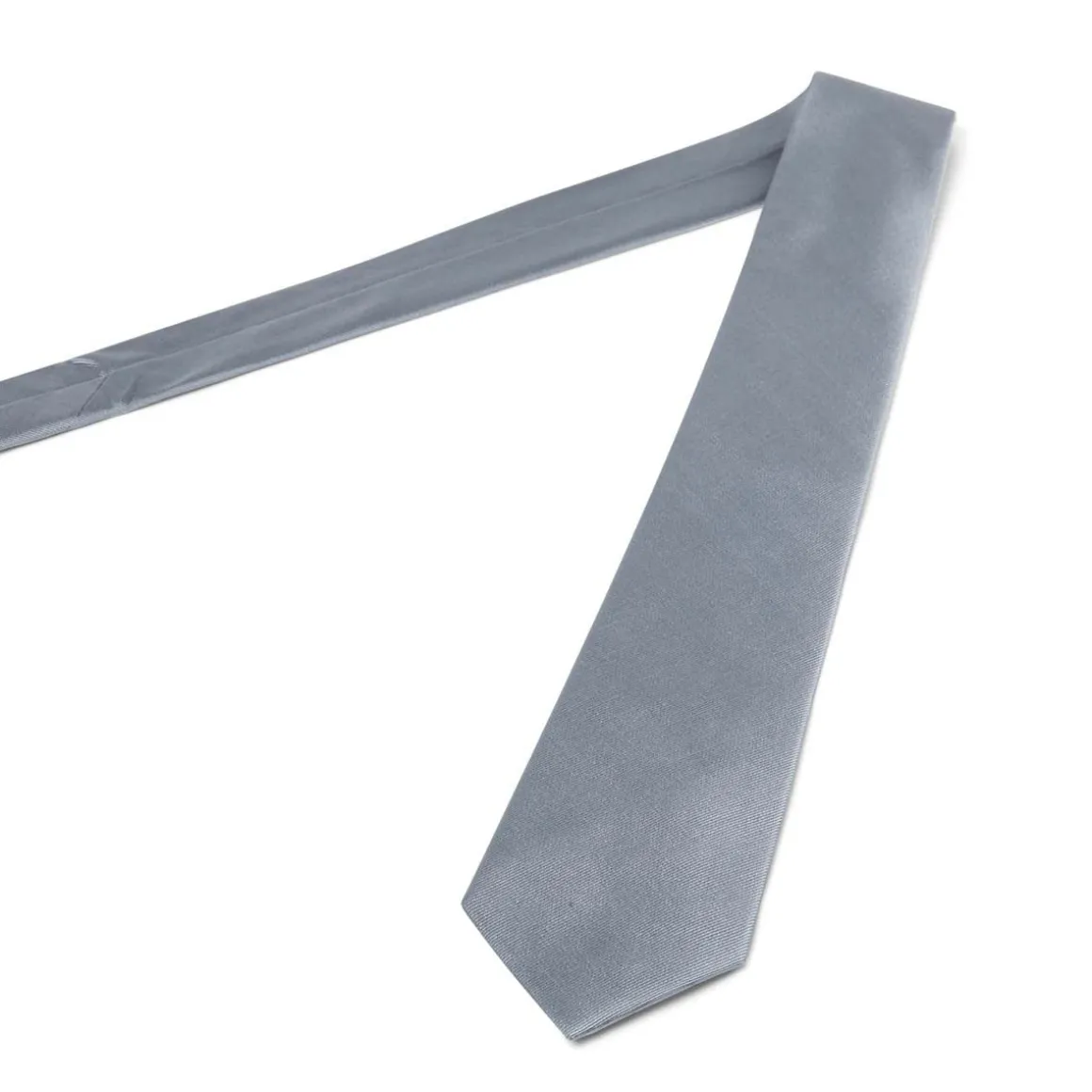 Cravates*Draeger Paris Cravate twill gris foncé