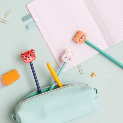 Fournitures Scolaires*Draeger Paris Crayon à papier avec gomme Chaton - Rose