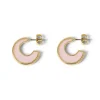 Boucles D'oreilles*Draeger Paris Créoles Email - Plusieurs Coloris