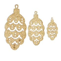 Décorations De Table*Draeger Paris Die-cut Boules de Noël x8 - Spécial Réveillon