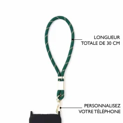 Dragonne De Telephone*Draeger Paris Dragonne Téléphone - Vert