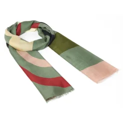 Etole*Draeger Paris Etole en laine à motif cible - kaki