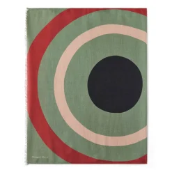 Etole*Draeger Paris Etole en laine à motif cible - kaki