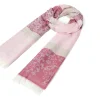 Etole*Draeger Paris Etole Jacquard Floral - Rose - 200 cm x 70 cm