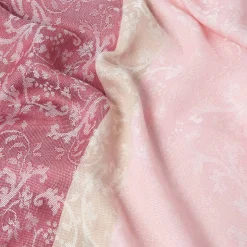 Etole*Draeger Paris Etole Jacquard Floral - Rose - 200 cm x 70 cm