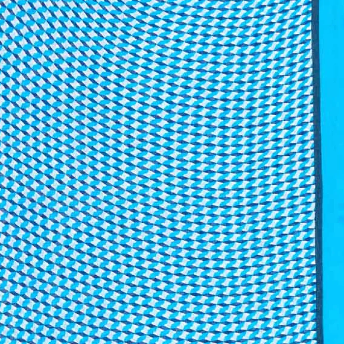 Foulards & Écharpes*Draeger Paris Foulard imprimé Kaleidoscope - Bleu - Homme - 70x180 cm - Draeger