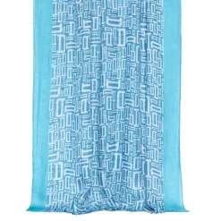 Foulards & Écharpes*Draeger Paris Foulard imprimé signature Draeger - Bleu - Homme - 70x180 cm