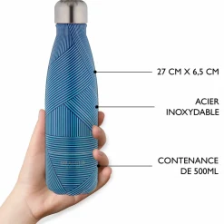 Gourdes Thermos*Draeger Paris Gourde inox - bleu