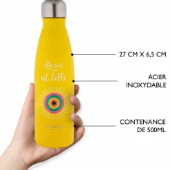 Gourdes Thermos*Draeger Paris Gourde inox - jaune moutarde