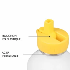 Gourdes*Draeger Paris Gourde inox enfant - Arc-en-ciel