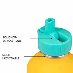 Gourdes*Draeger Paris Gourde inox enfant - Chiens skateurs