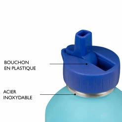 Gourdes*Draeger Paris Gourde inox enfant - J'adore faire du vélo