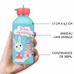 Gourdes*Draeger Paris Gourde inox enfant - Je suis une princesse