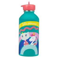 Gourdes*Draeger Paris Gourde inox enfant - Jolie princesse - licorne