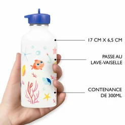 Gourdes*Draeger Paris Gourde inox enfant - Petit poisson rouge