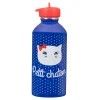 Gourdes*Draeger Paris Gourde inox enfant - Petit chaton - bleu